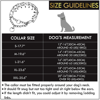 Prong Collar for Dogs by DogStuff | Pinch Collar to Train Dog Properly